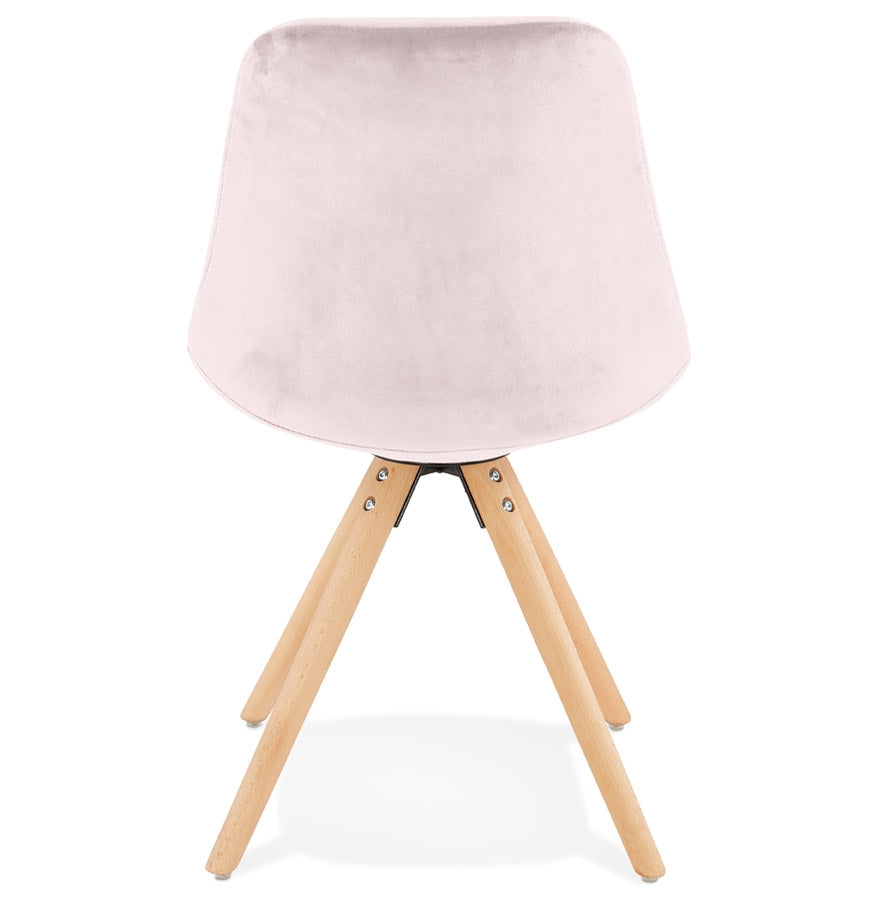 Veloria | Vintage fauteuil in luxe roze fluweel - elegant en tijdloos