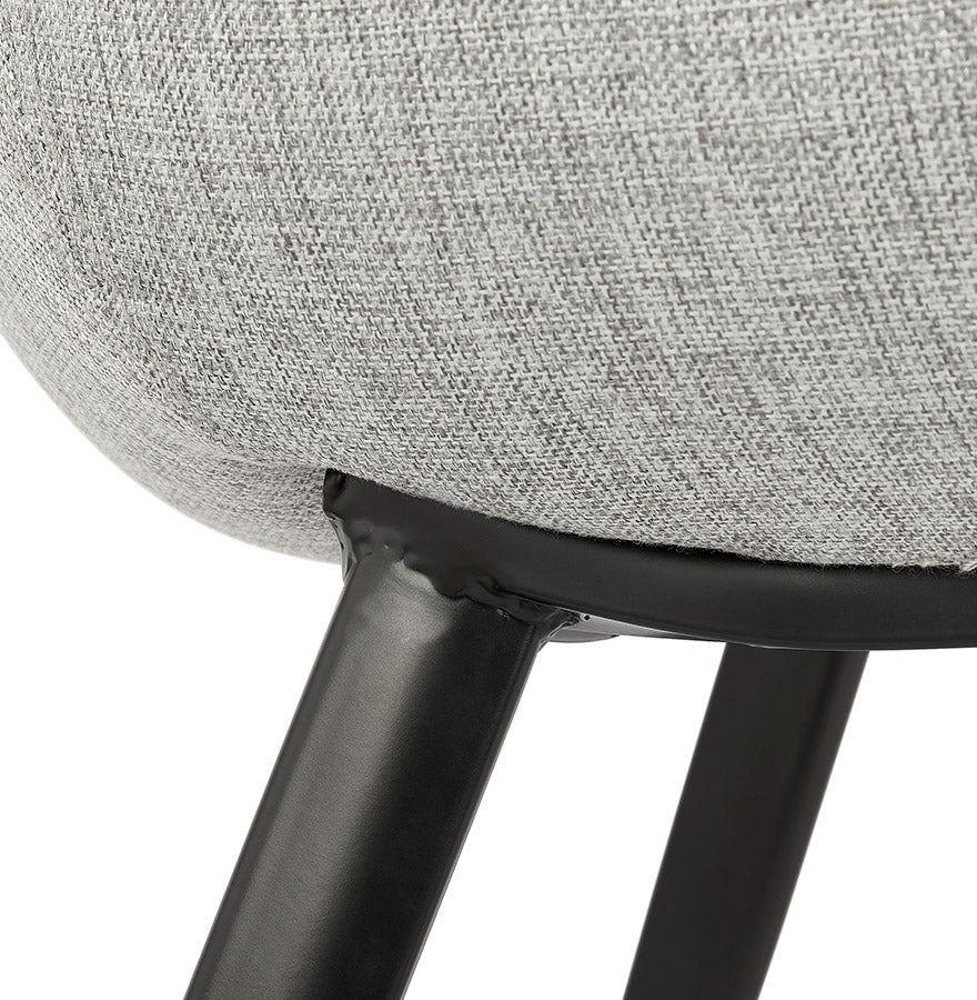 Lunara | Luxe lichtgrijze stoel met armleuningen - comfort en stijl