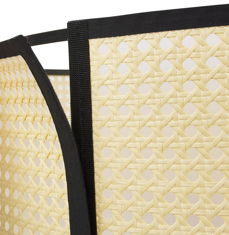 Ritano | Driepoot Vloerlamp met Rotan – Elegant en Modern Design