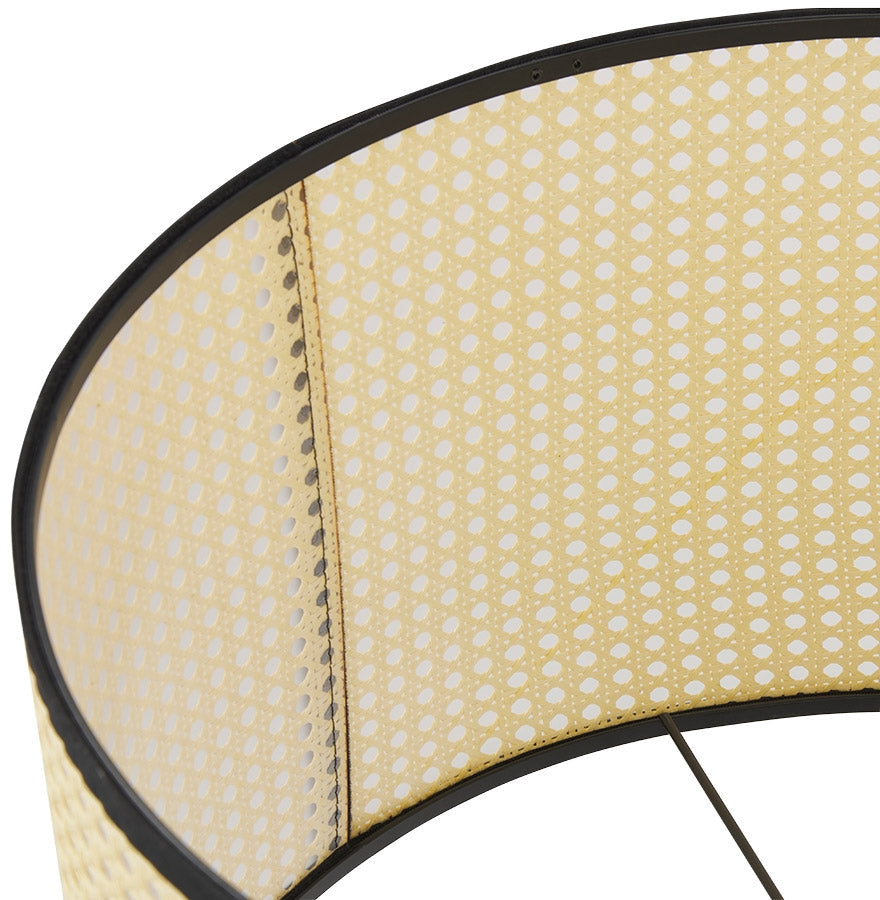 Ritano | Driepoot Vloerlamp met Rotan – Elegant en Modern Design