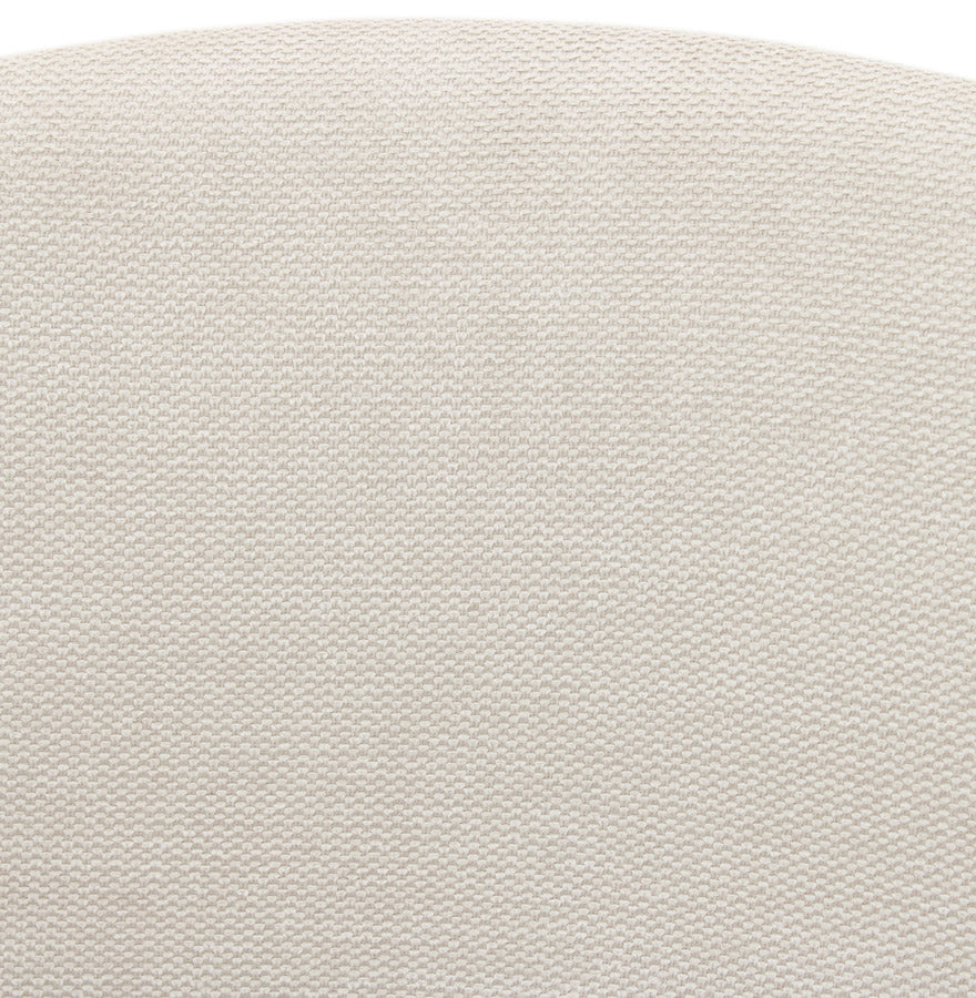 Rosetti | Luxe fauteuil met armleuningen - elegant beige met zwarte poten