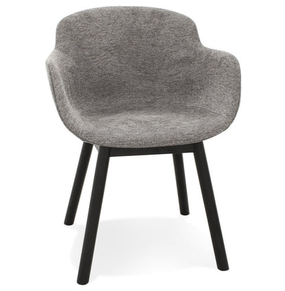 Rosetti | Luxe fauteuil met armleuningen - elegant met zwarte poten