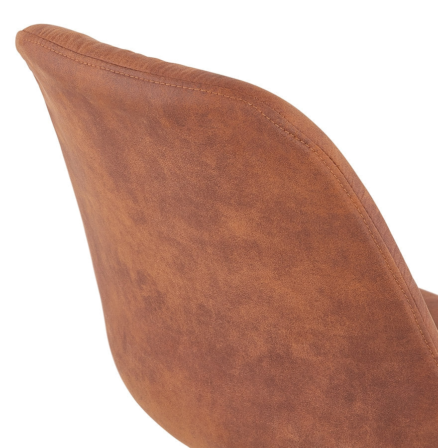 Bravura | Luxe microvezel fauteuil met zwarte metalen poten