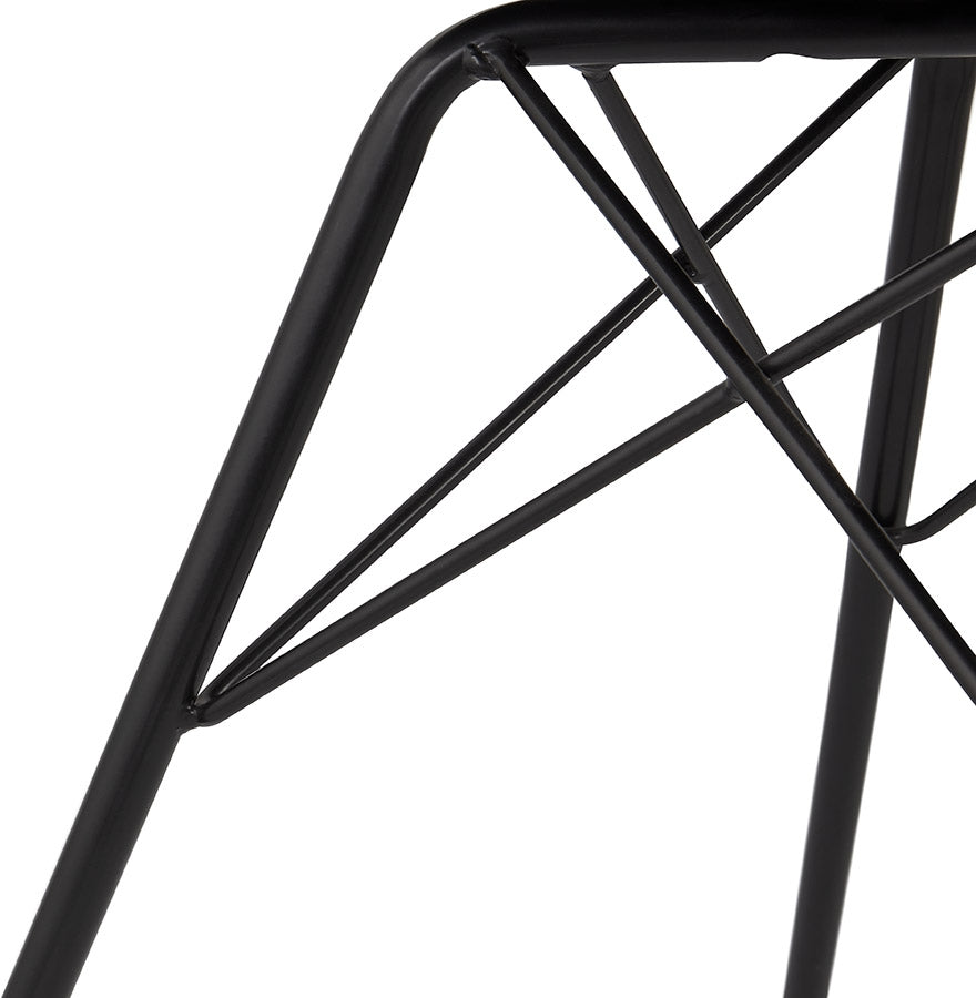 Bravura | Luxe microvezel fauteuil met zwarte metalen poten