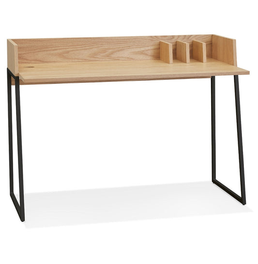 Auréole | Rechteckiger Design Tisch – edles Holz & Metall-OfficeKing