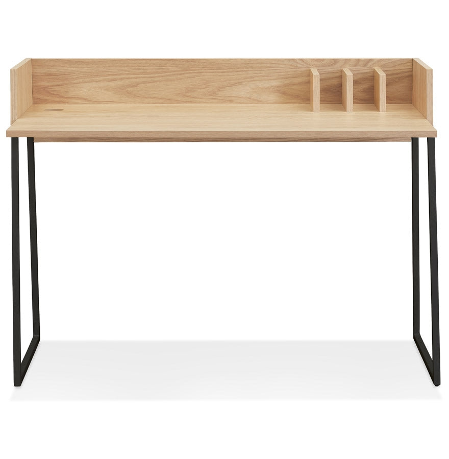 Auréole | Rechteckiger Design Tisch – edles Holz & Metall-OfficeKing