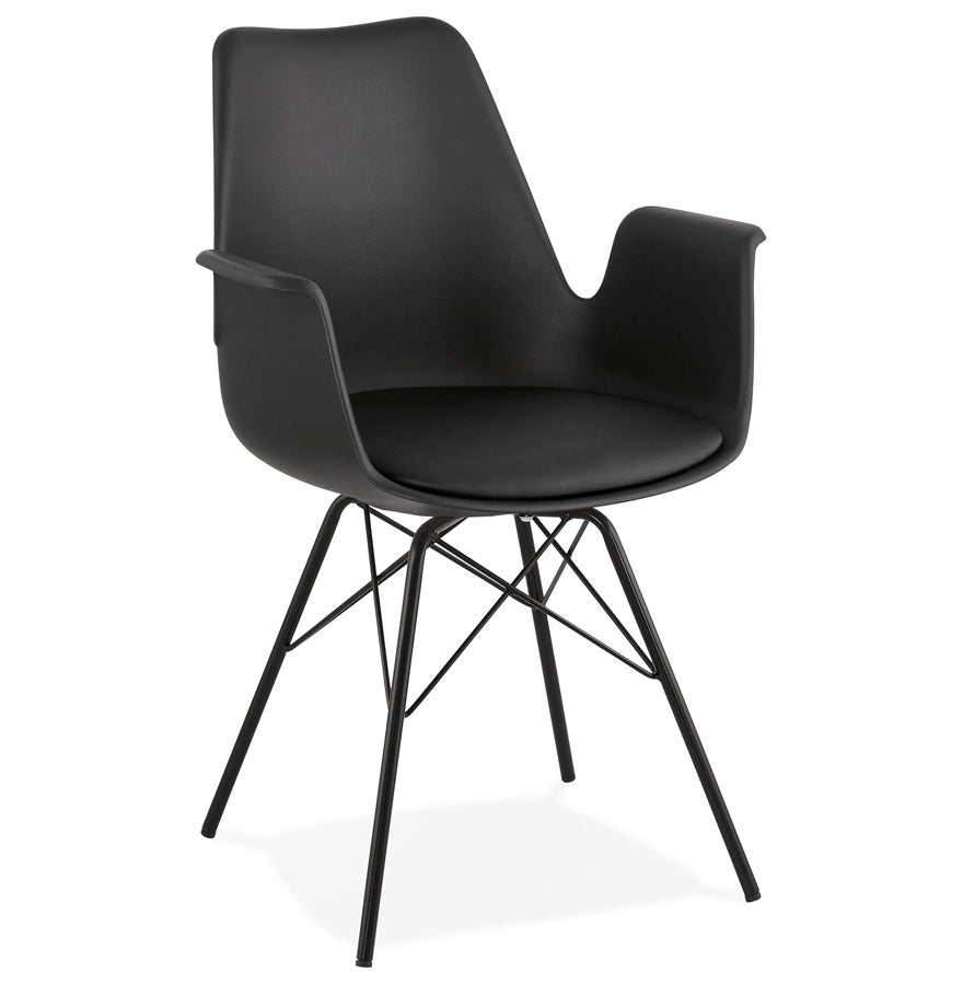 Salyra | Luxe fauteuil met armleuningen – industrieel ontwerp