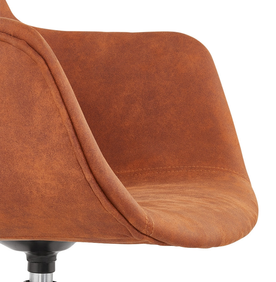 Bravura | Luxe designstoel met armleuningen – comfortabele microvezel