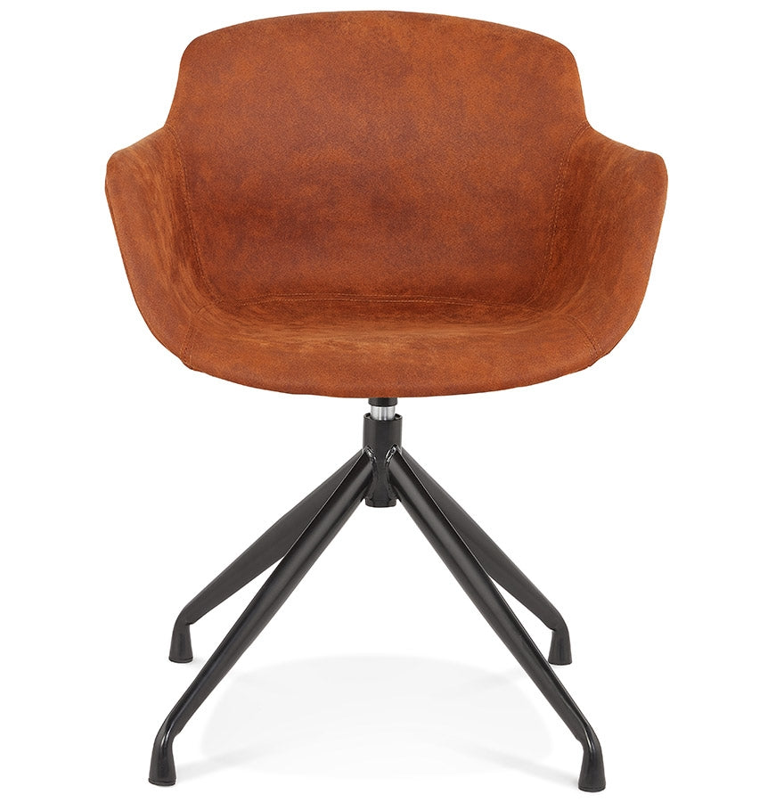 Bravura | Luxe designstoel met armleuningen – comfortabele microvezel