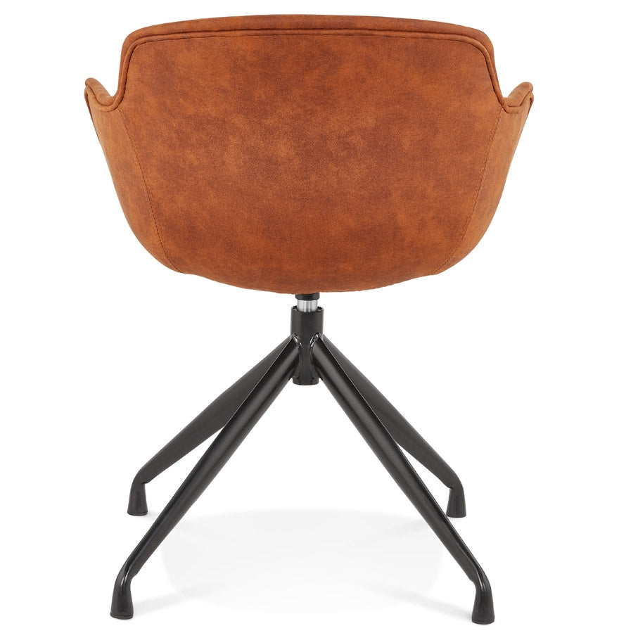 Bravura | Luxe designstoel met armleuningen – comfortabele microvezel