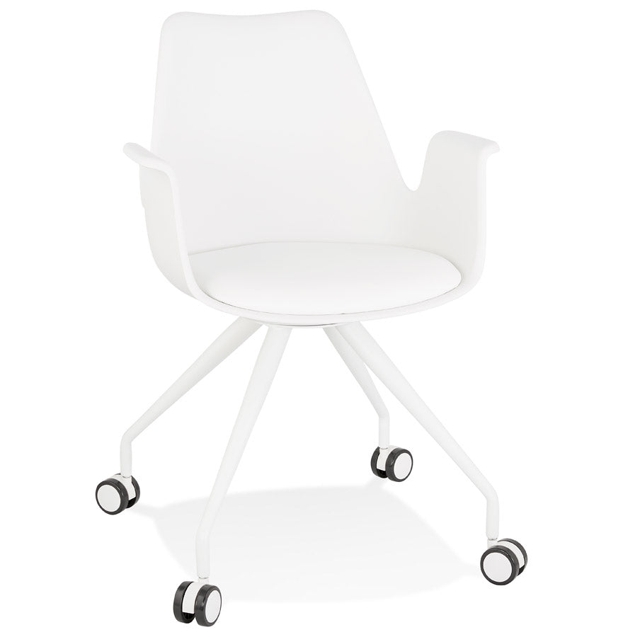 Elara | Luxe bureaustoel met wieltjes – ergonomisch en stijlvol