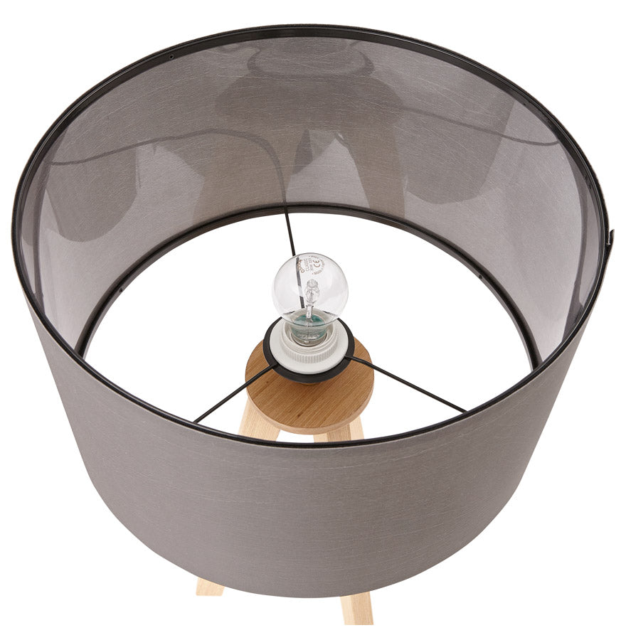 Nordique | Tafellamp met grijze kap – Scandinavisch design