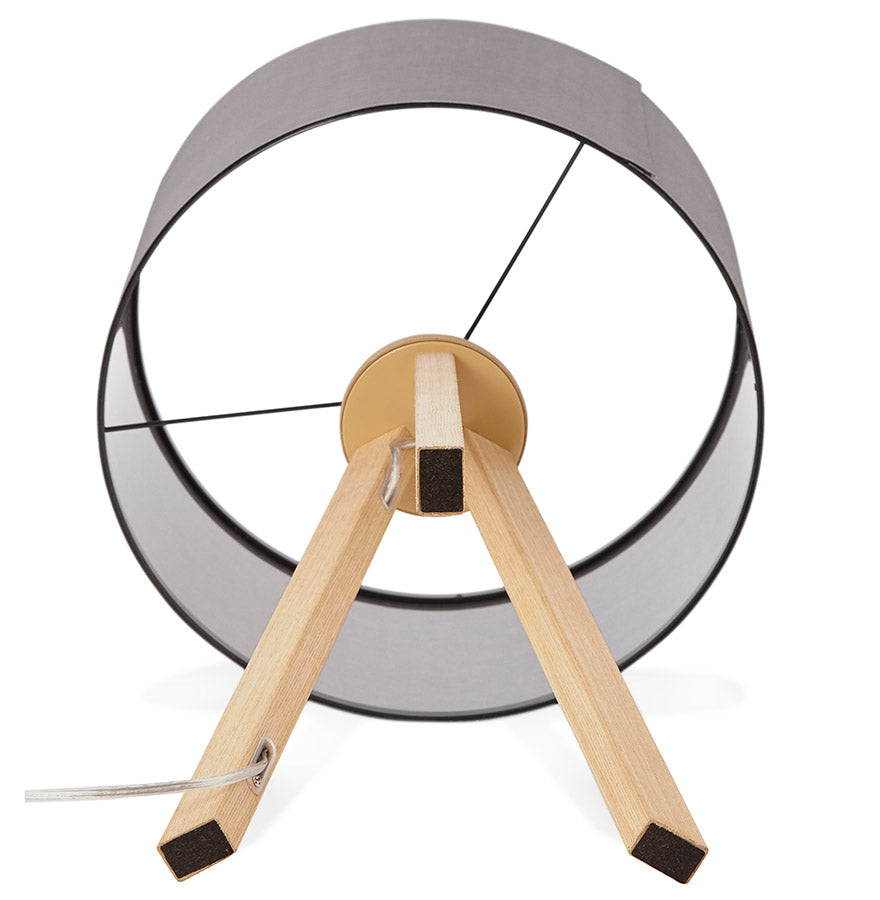 Nordique | Tafellamp met grijze kap – Scandinavisch design-OfficeKing