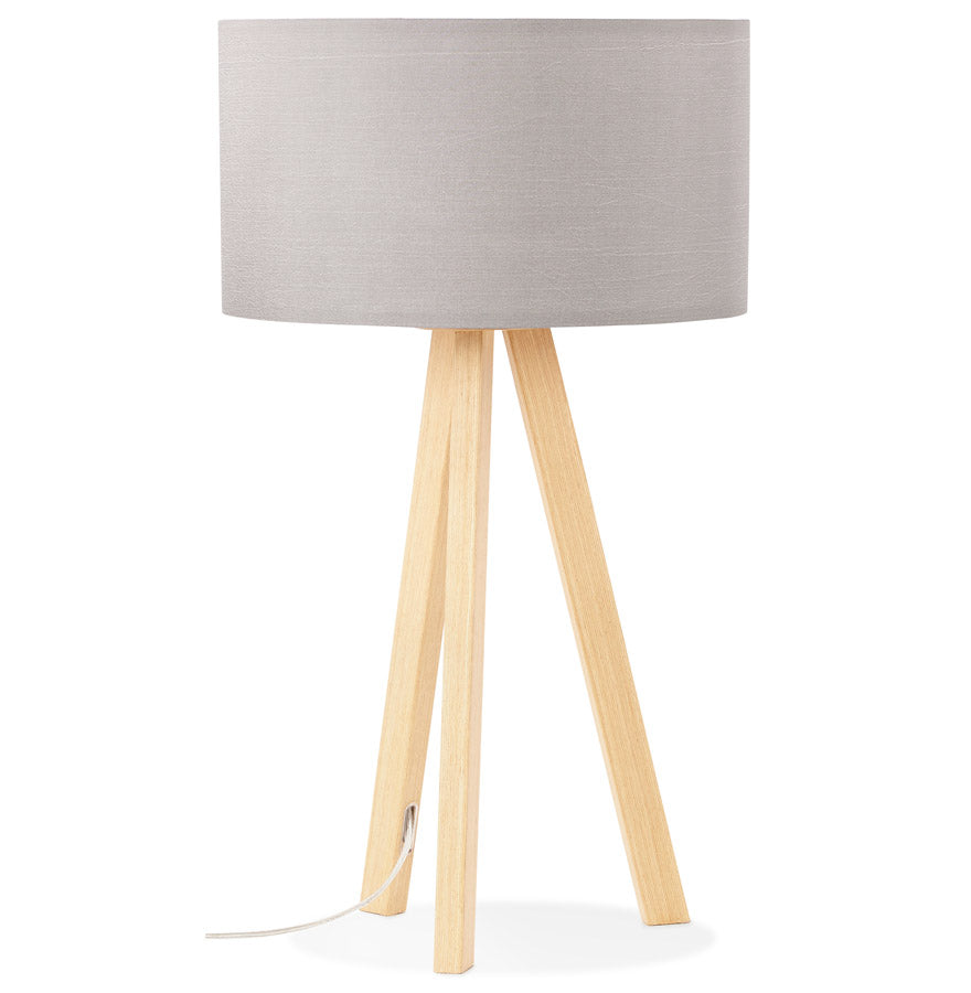 Nordique | Tafellamp met grijze kap – Scandinavisch design