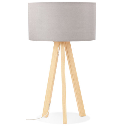 Nordique | Tafellamp met grijze kap – Scandinavisch design-OfficeKing