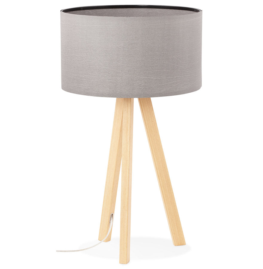 Nordique | Tafellamp met grijze kap – Scandinavisch design-OfficeKing