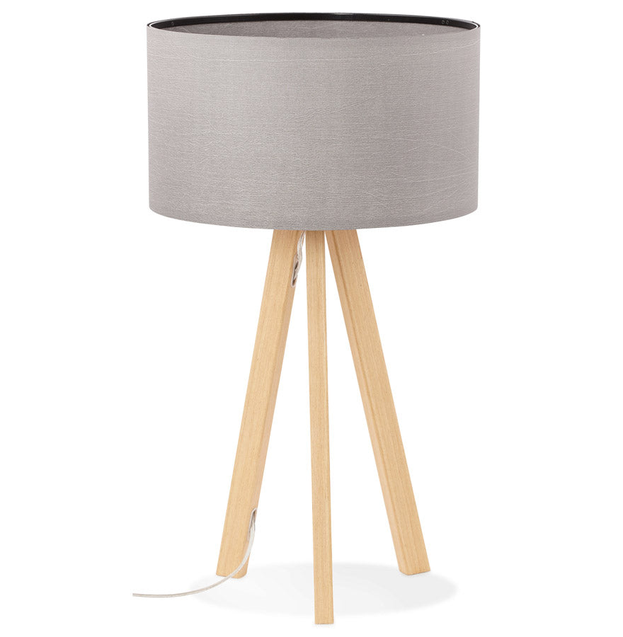 Nordique | Tafellamp met grijze kap – Scandinavisch design