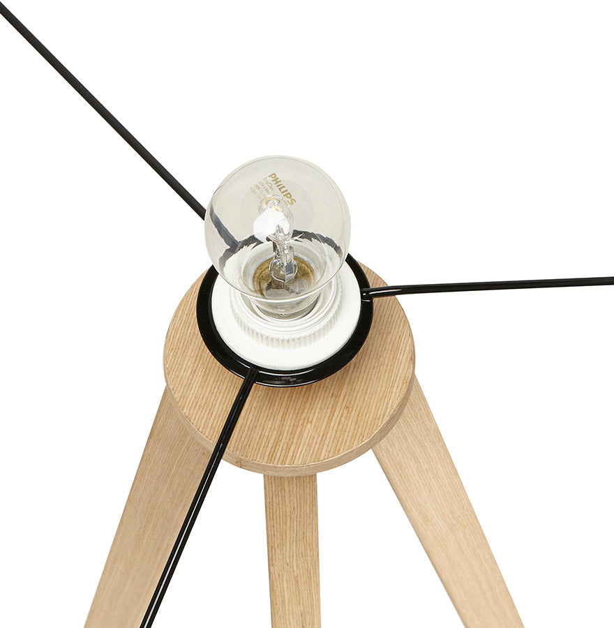 Lunara | Elegante vloerlamp met drie natuurlijke poten-OfficeKing