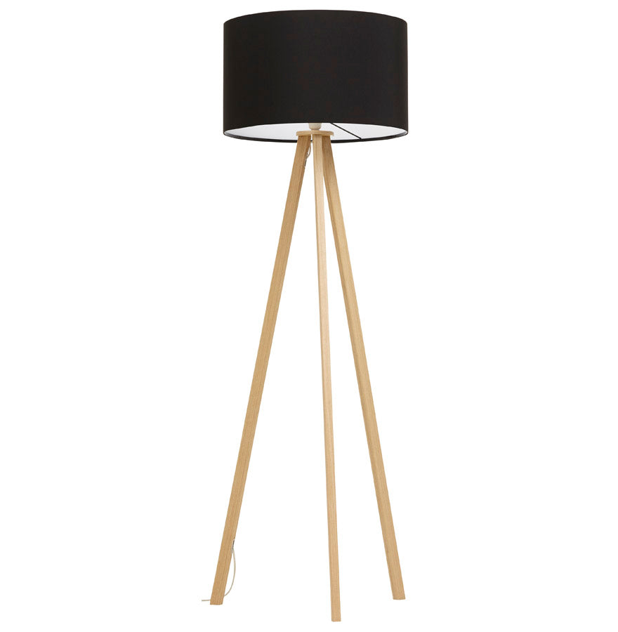 Lunara | Elegante vloerlamp met drie natuurlijke poten