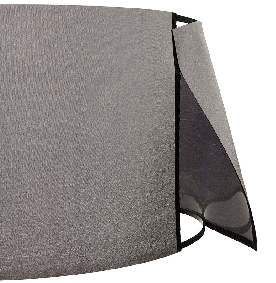 Lunara | Elegante vloerlamp met grijze kap en natuurlijke poten