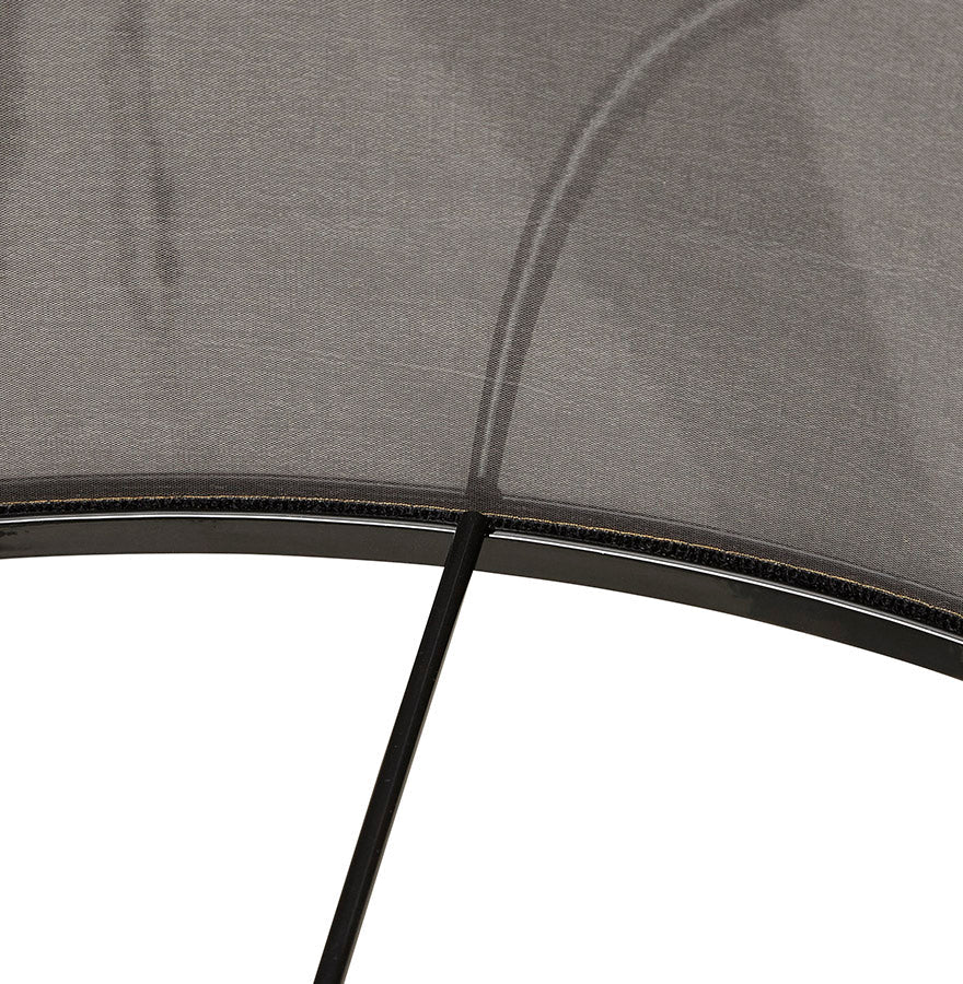 Lunara | Elegante vloerlamp met grijze kap en natuurlijke poten-OfficeKing