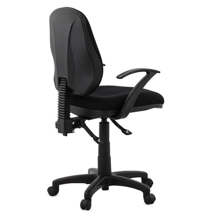 Nobelle | Elegante bureaustoel in luxe zwart stof – ultiem comfort-OfficeKing