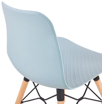 Nordique | Elegante blauwe designstoel – Scandinavisch comfort-OfficeKing