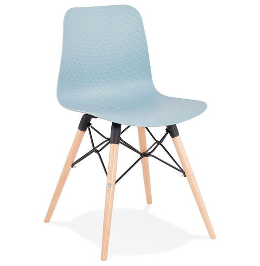 Nordique | Elegante blauwe designstoel – Scandinavisch comfort-OfficeKing