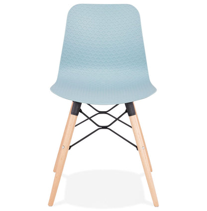 Nordique | Elegante blauwe designstoel – Scandinavisch comfort-OfficeKing