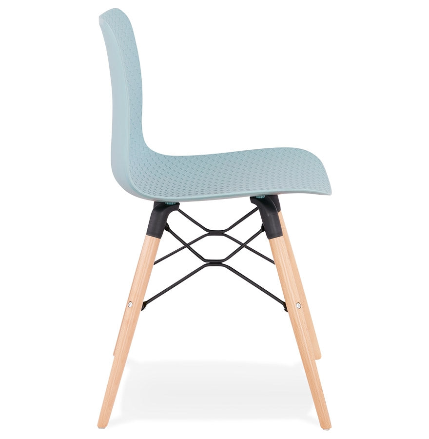 Nordique | Elegante blauwe designstoel – Scandinavisch comfort-OfficeKing