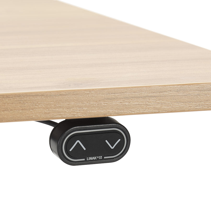 Tronique | Luxe elektrisch zit/sta-bureau – natuurlijk hout – 140x70 cm-OfficeKing