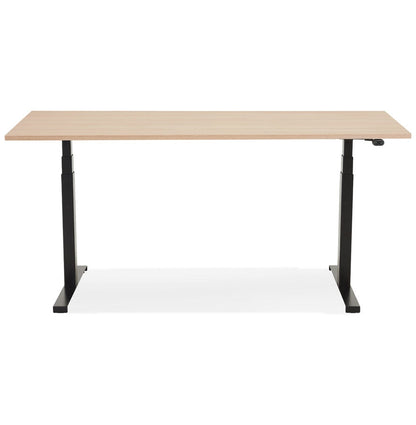 Tronique | Luxe elektrisch zit/sta-bureau – natuurlijk hout – 140x70 cm-OfficeKing