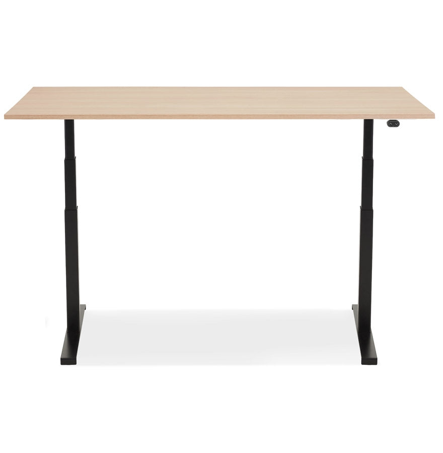 Tronique | Luxe elektrisch zit/sta-bureau – natuurlijk hout – 140x70 cm
