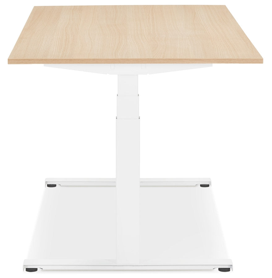 Tronique | Elektrisch Zit/Sta Bureau – Natuurlijke Houtlook – 140x70 cm-OfficeKing