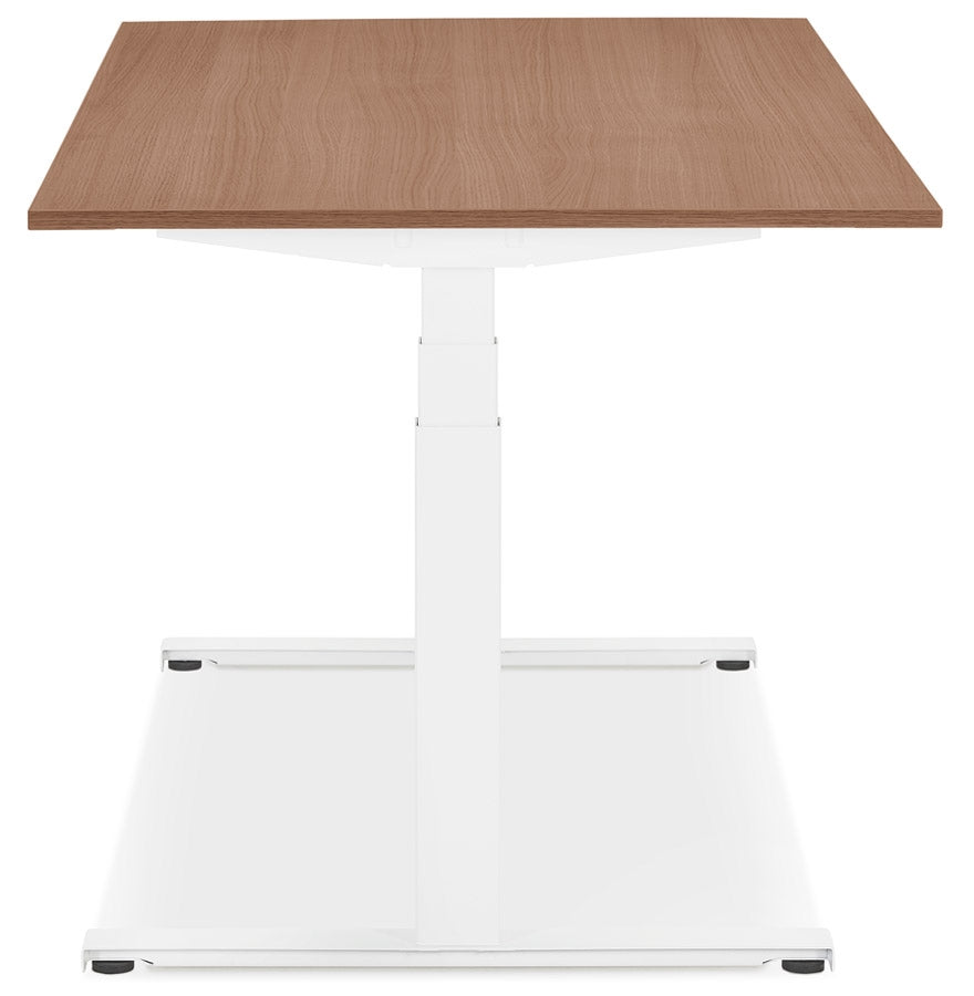 Tronika | Luxe Elektrisch Zit/Sta-Bureau – Notenhout – 140x70 cm