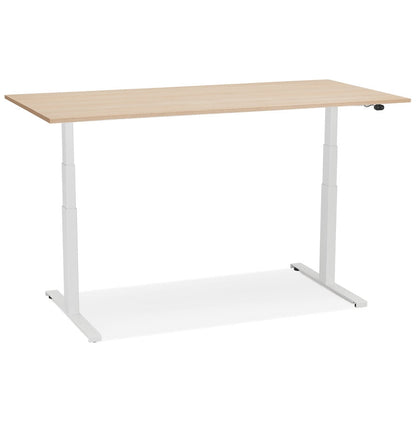 Tronique | Elektrisch verstelbaar bureau – luxe natuurlijke afwerking – 160x80 cm-OfficeKing