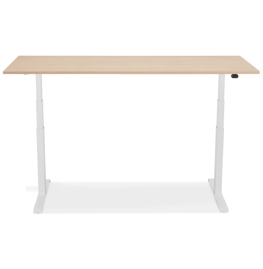 Tronique | Elektrisch verstelbaar bureau – luxe natuurlijke afwerking – 160x80 cm-OfficeKing