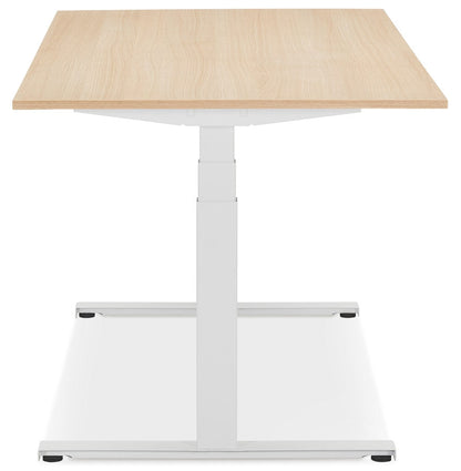 Tronique | Elektrisch verstelbaar bureau – luxe natuurlijke afwerking – 160x80 cm-OfficeKing