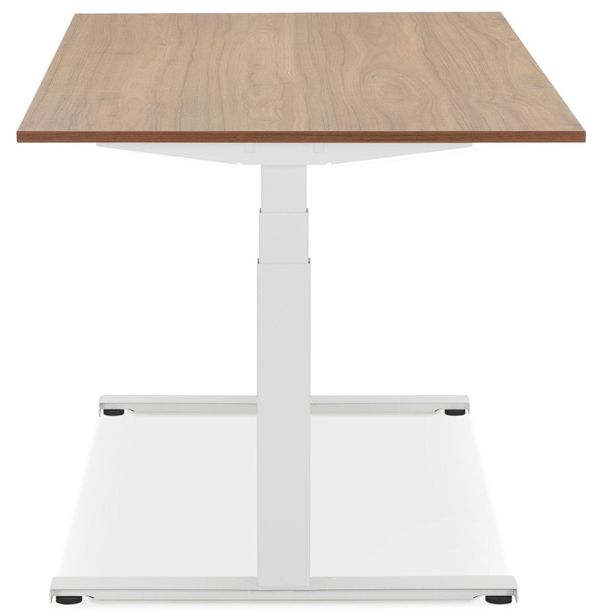 Tronique | Elektrisch verstelbaar bureau – luxe notenhout – 160x80 cm-OfficeKing