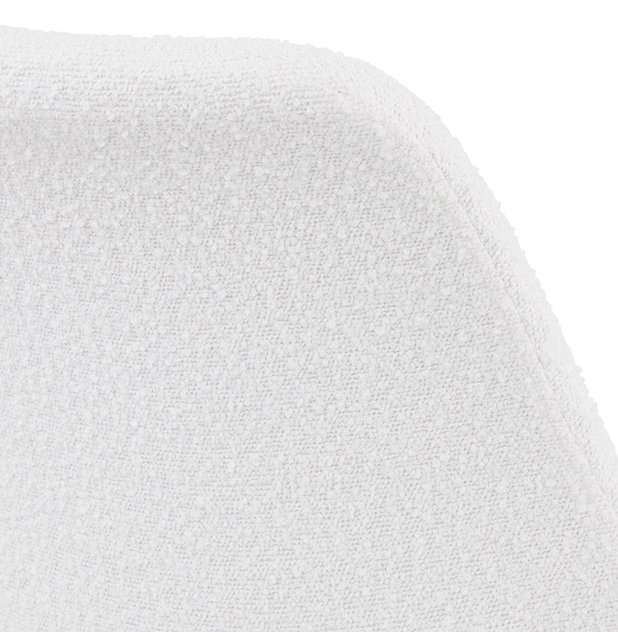 Valentina | Luxe fauteuil met zachte badstof en elegante zwarte poten