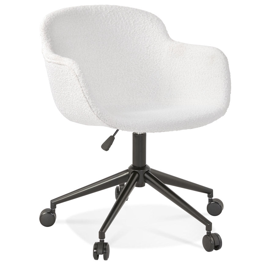 Vivanté | Luxe draaistoel met elegante boucléstof-OfficeKing