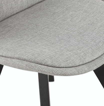 Vellora | Luxe designstoel in grijs stof – elegant en comfortabel-OfficeKing