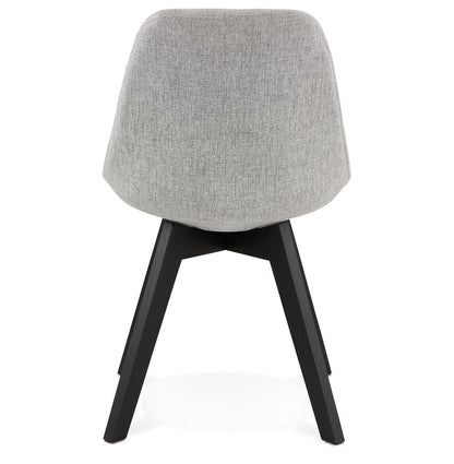 Vellora | Luxe designstoel in grijs stof – elegant en comfortabel-OfficeKing