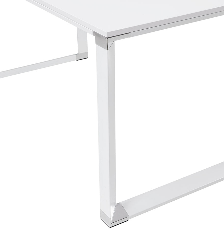 Alvoria | Luxe hoekbureau van wit hout – stijlvol en functioneel-OfficeKing