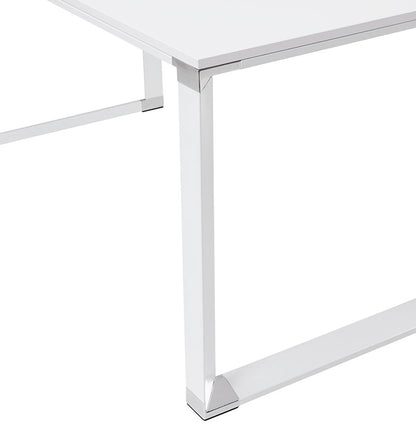 Alvoria | Luxe hoekbureau van wit hout – stijlvol en functioneel-OfficeKing