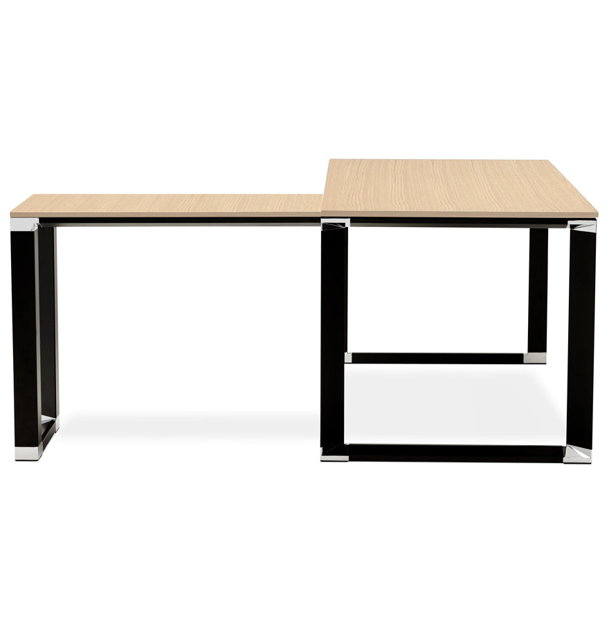 Elara | Luxe hoekbureau met natuurlijke afwerking - stijlvol en functioneel-OfficeKing