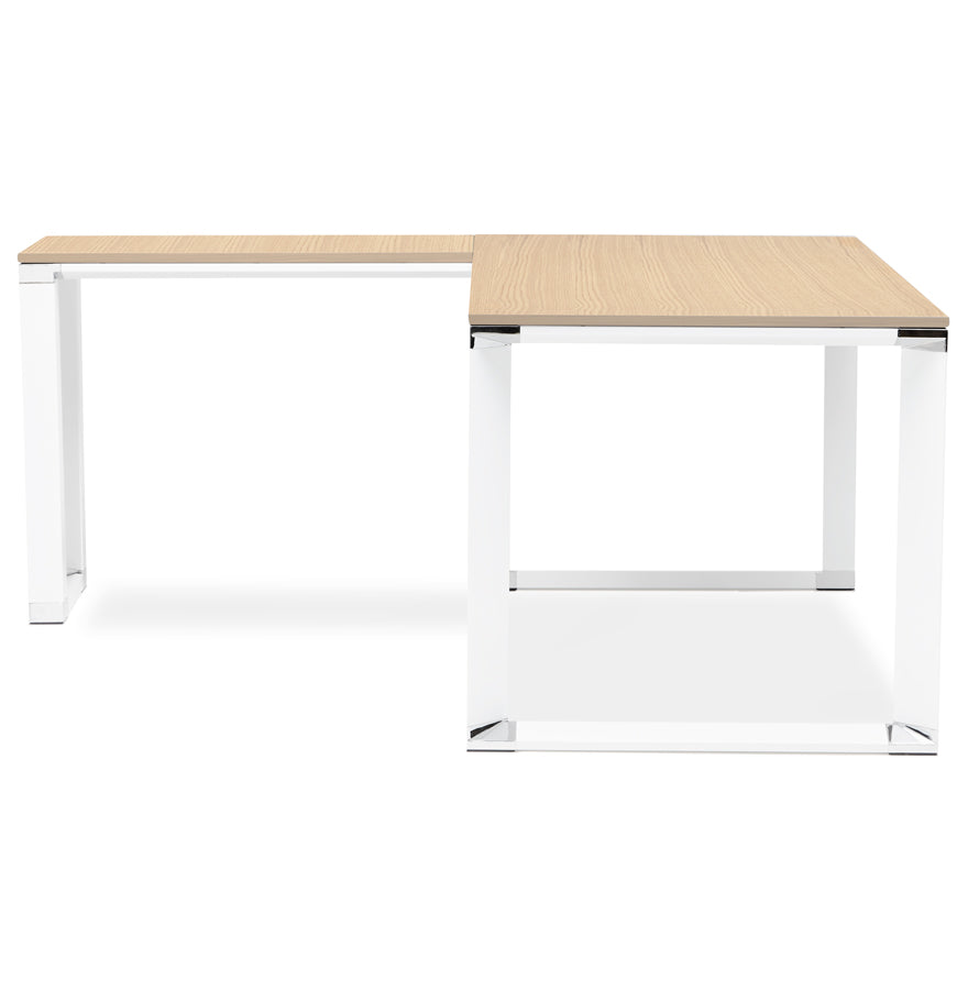 Nordique | Luxe hoekbureau in natuurlijk hout – stijlvolle afwerking – 200 cm