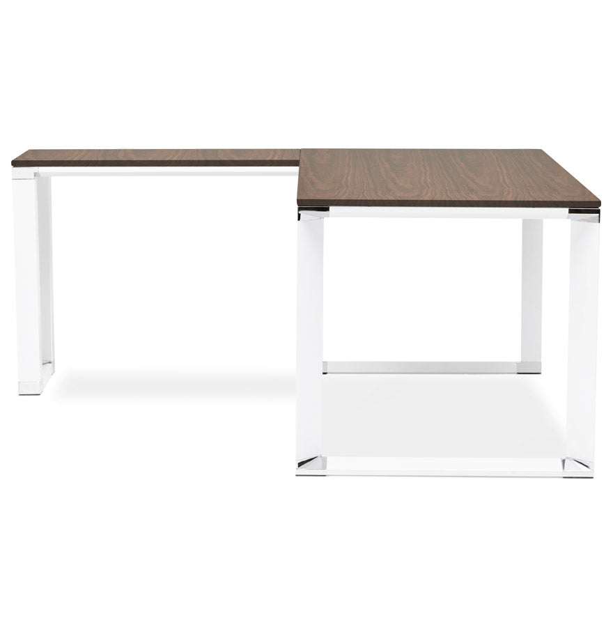 Virelle | Luxe Hoekdirectiebureau - Walnootafwerking, Elegante Keuze-OfficeKing