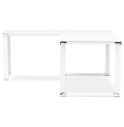 Alureo | Luxe hoekbureau - wit hout - 160 cm-OfficeKing