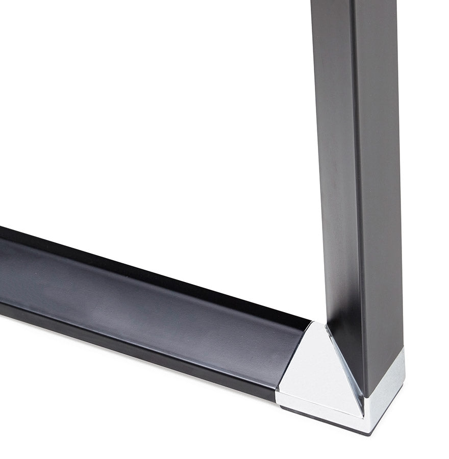 Noblewood | Elegante Designbureau – Notenhout en zwart metaal-OfficeKing